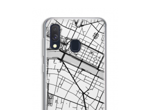 Put a city map on your Samsung Galaxy A40 case