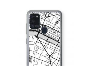 Put a city map on your Samsung Galaxy A21s case
